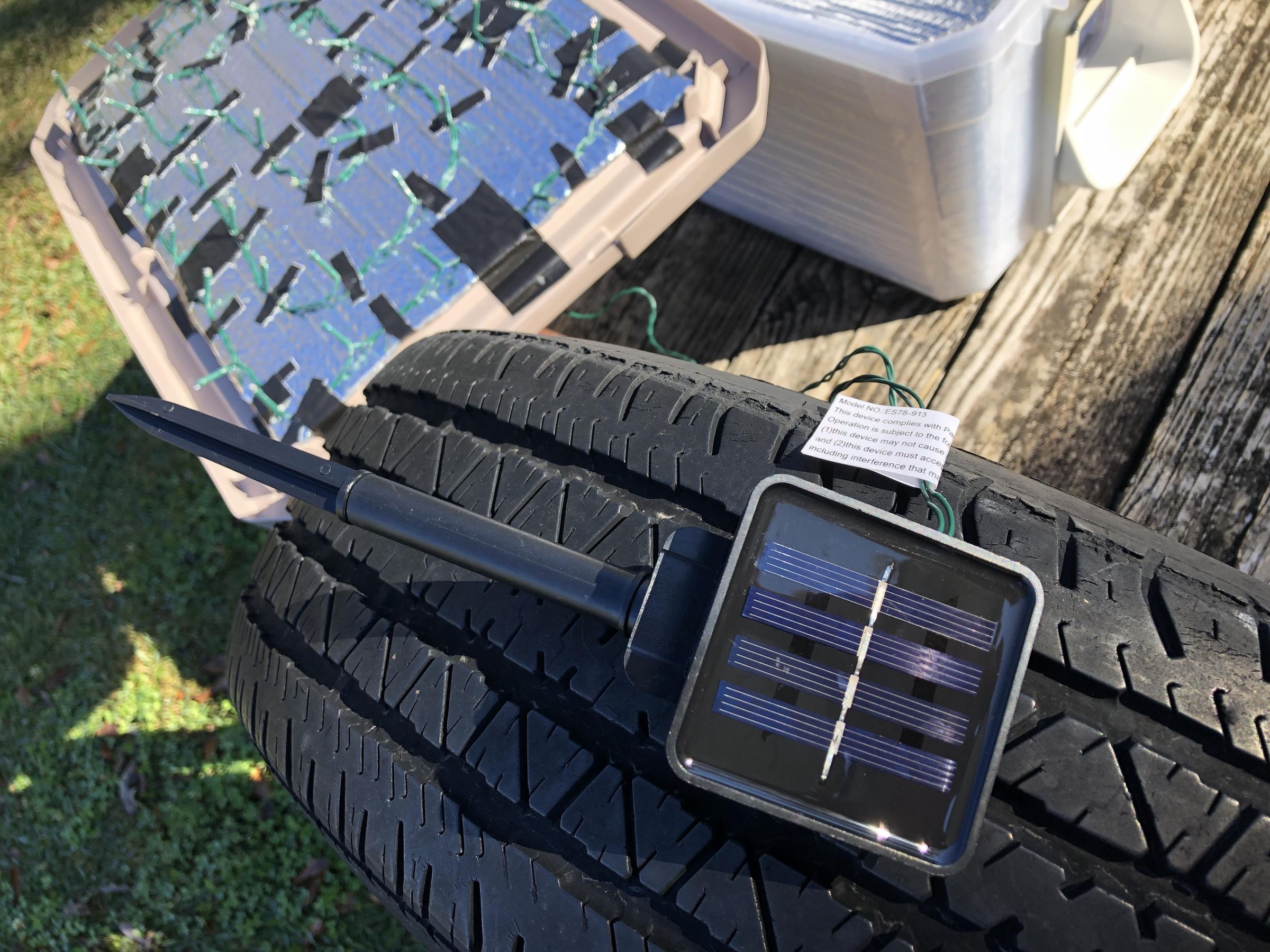 $7 dollar Solar lights from Dollar General Store.JPG