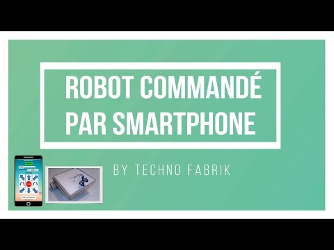 [ARDUINO DIY] - ROBOT controlled by smartphone ( by TechnoFabrique)