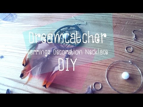 [Let's Craft] DIY Dreamcatcher - Earrings Decoration Necklace