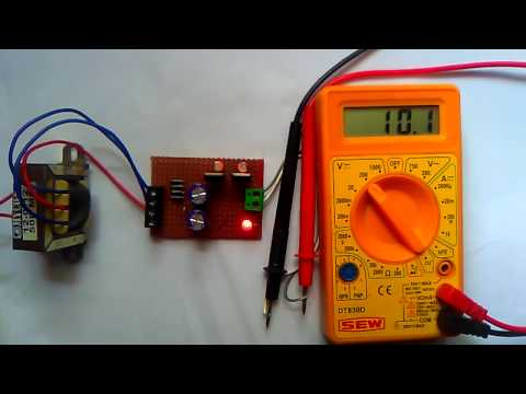 +5V and -5V Dual Regulated Power Supply