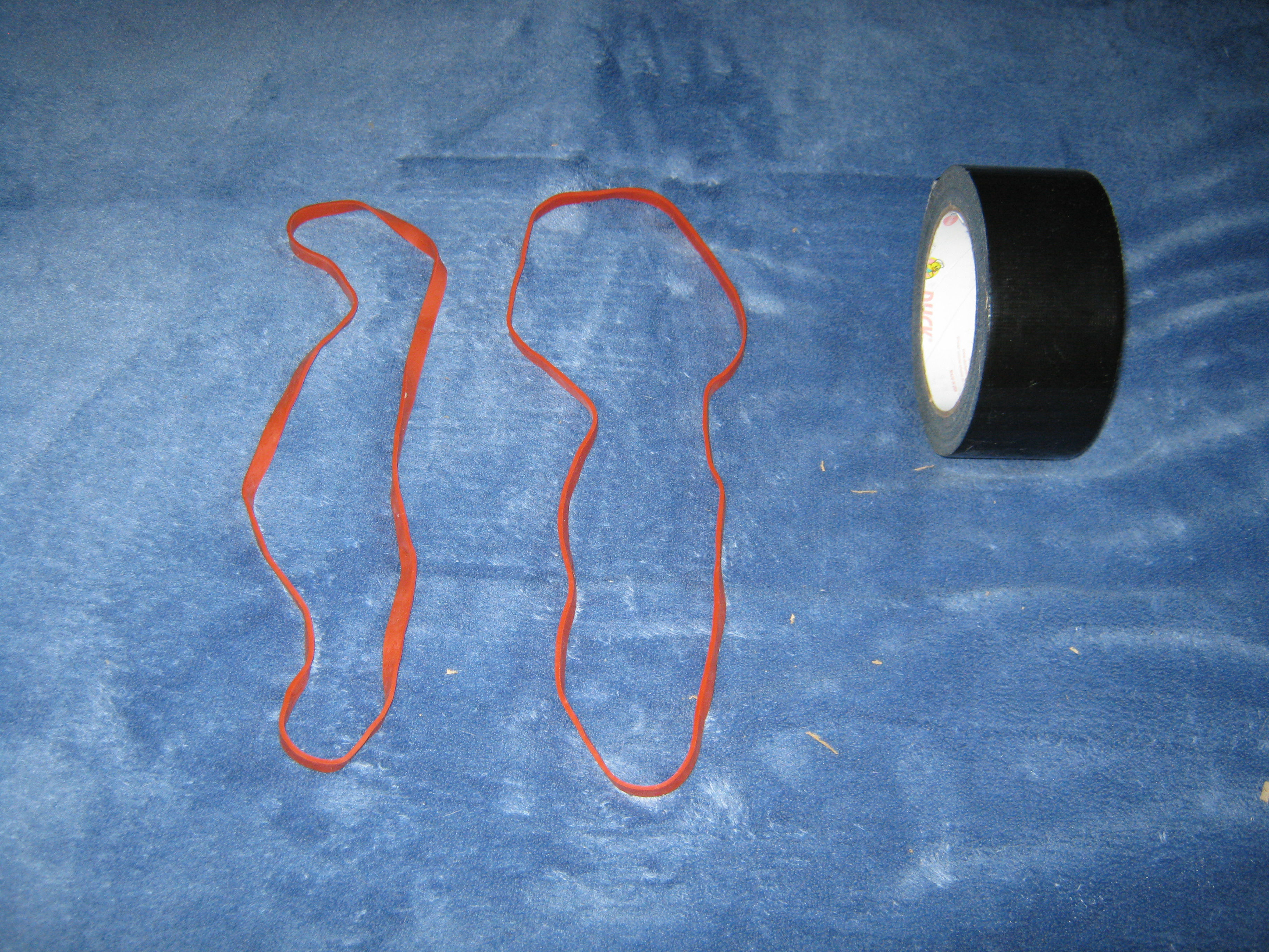 0 - 2 - Duct Tape and Rubber Bands.JPG