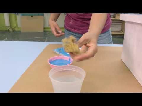 09.2 - Finishing - Painting and sponging with water-based paint