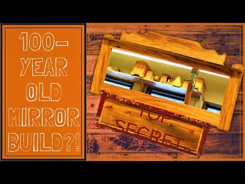 100-Year Old Secret Antique Wall Mirror (CAN YOU WATCH THE ENTIRE VIDEO)!