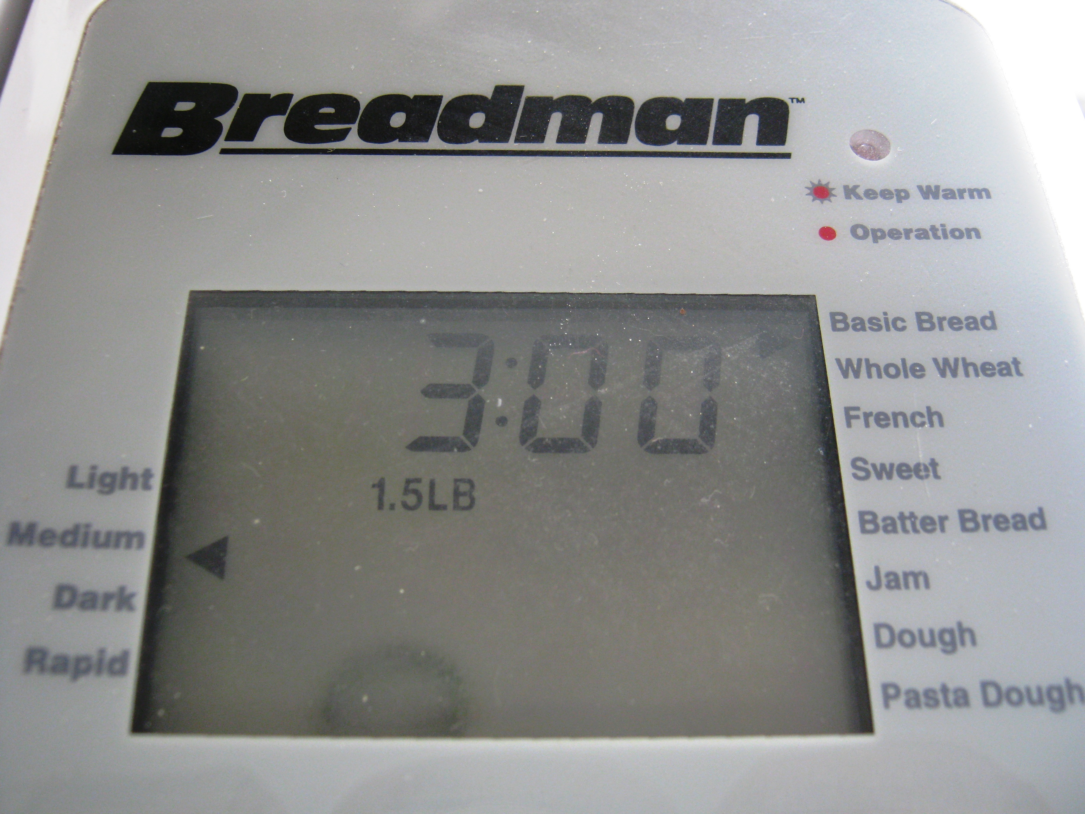 11 - 1 - Setup Bread Machine.JPG