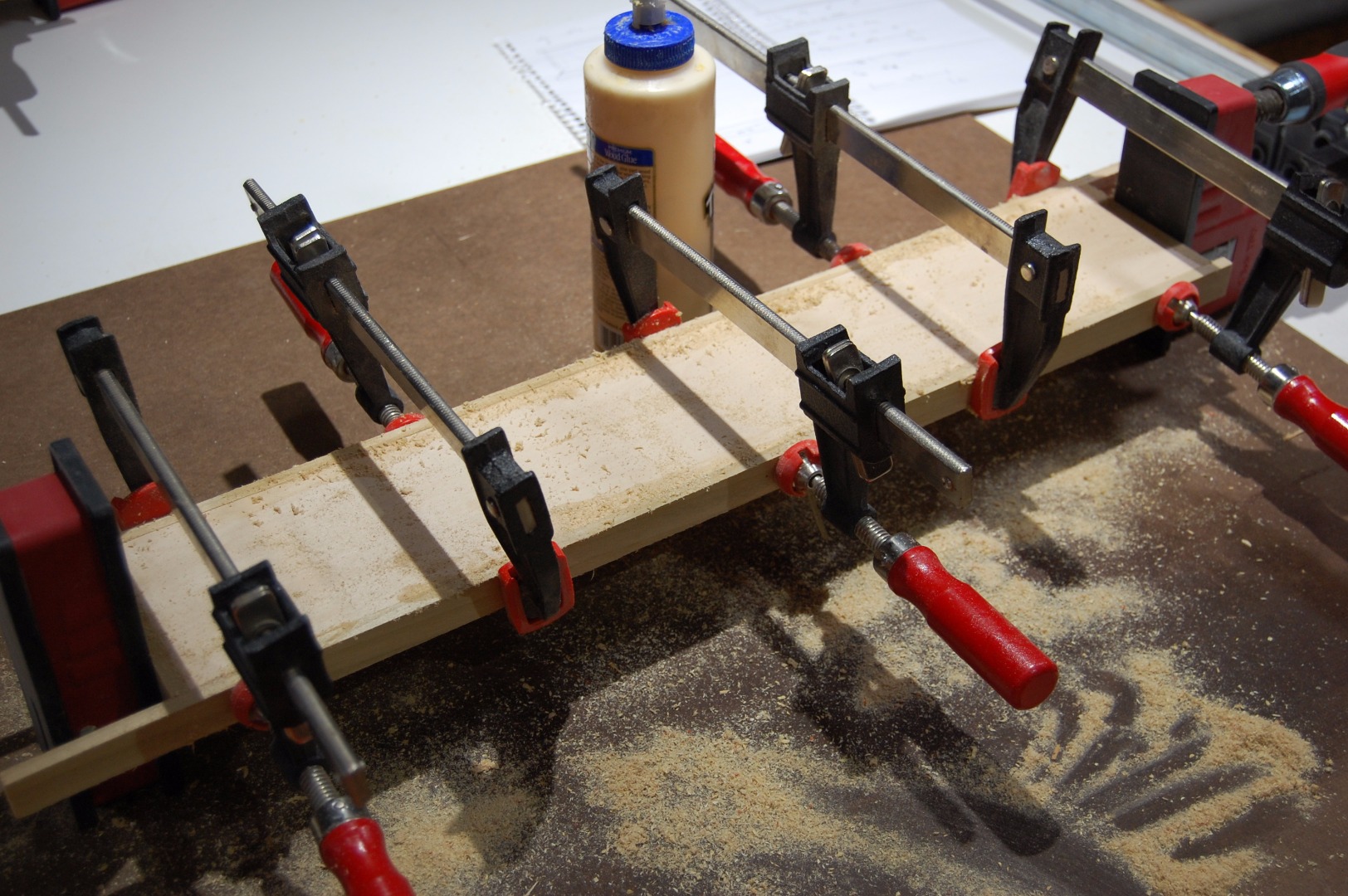 14 Clamps + Sawdust.JPG