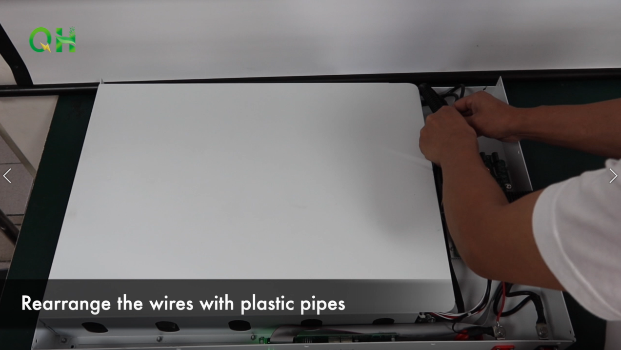 19- Rearrange the Wires With Plastic Pipes.png