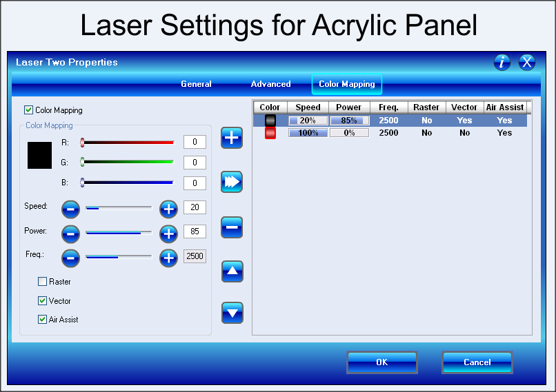 2 - 3b - Laser Settings for Acrylic Panel.png