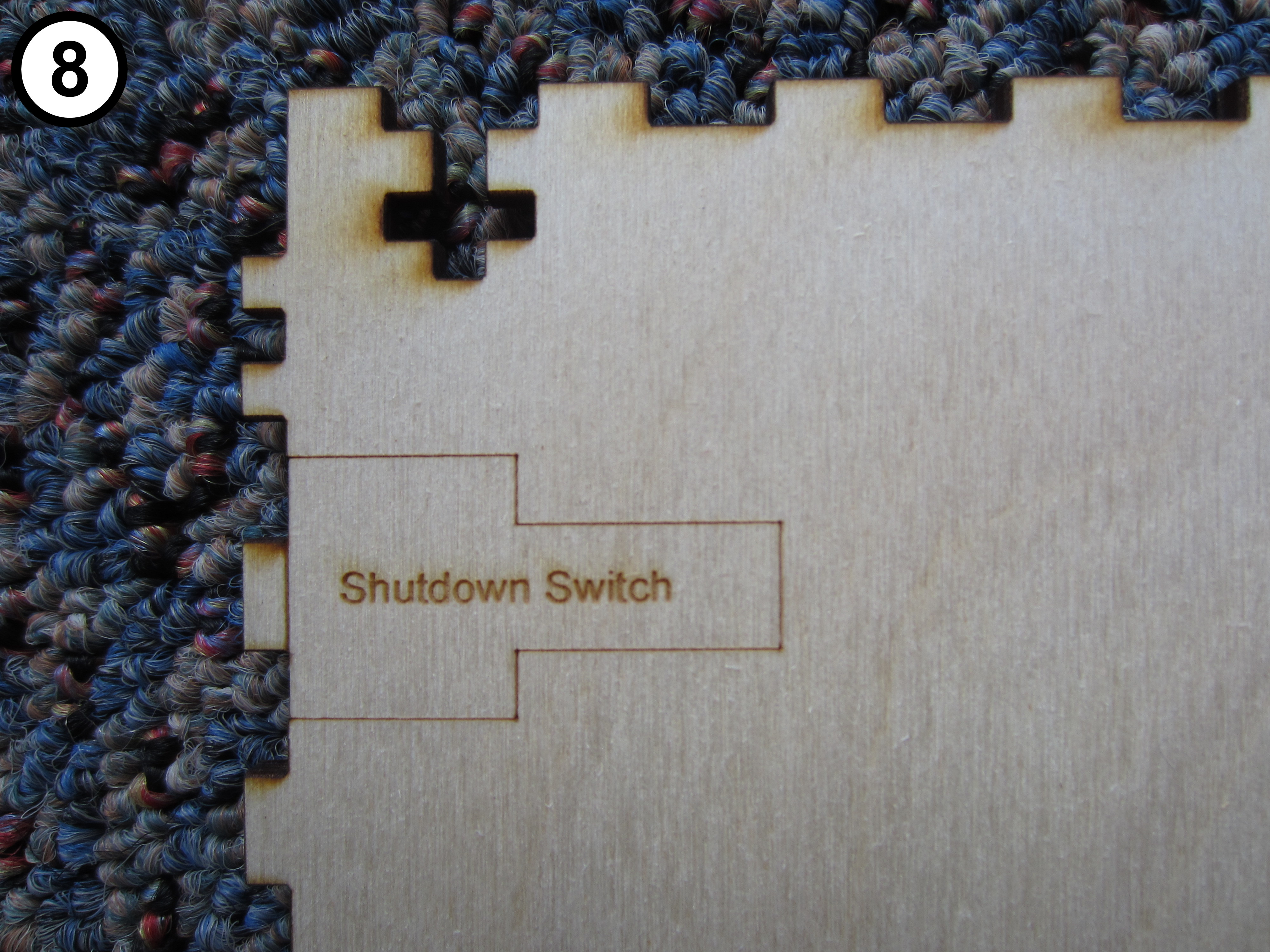 2 - 8 - Front Panel - Shutdown Switch Outline.JPG