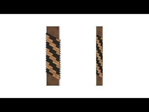 2 Color Standard Spiral Blank and Pen Rotation 720 deg Demo
