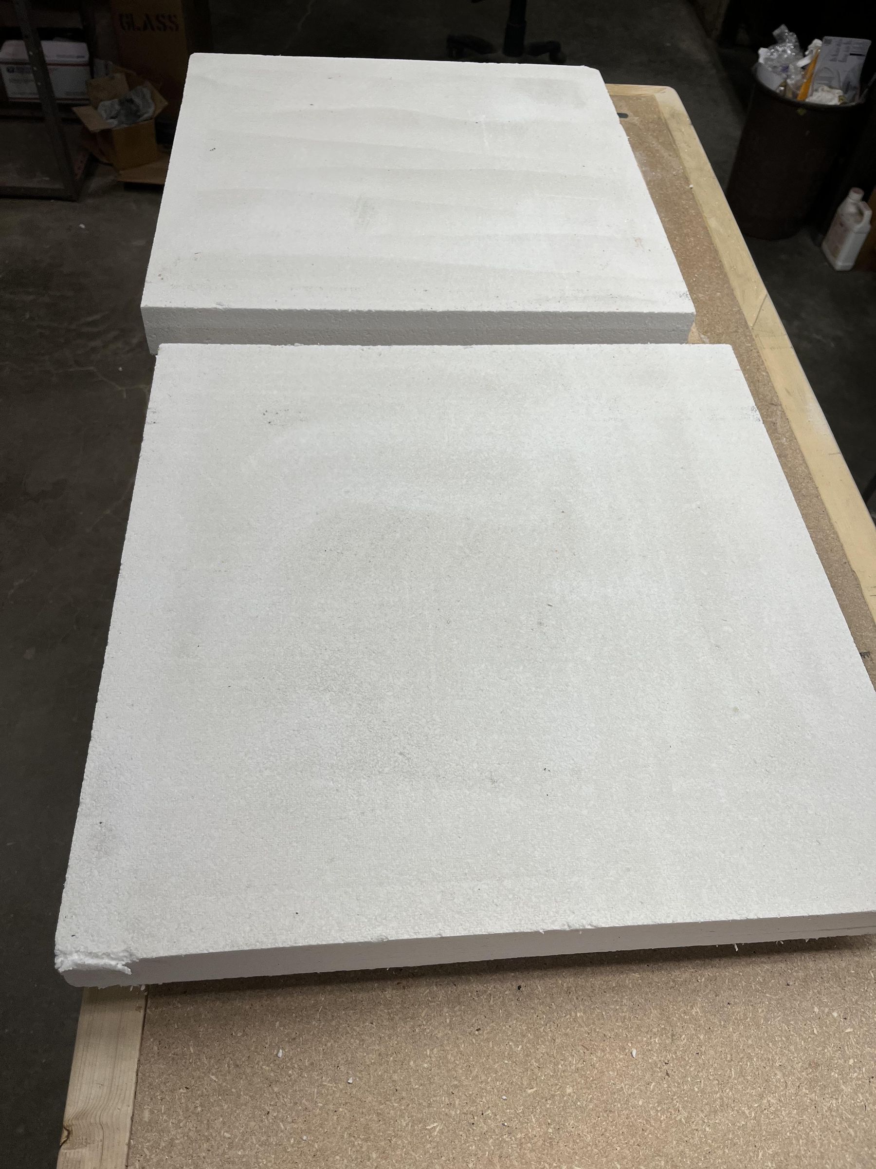 2 ceramic fiber sheets unpacked.JPG