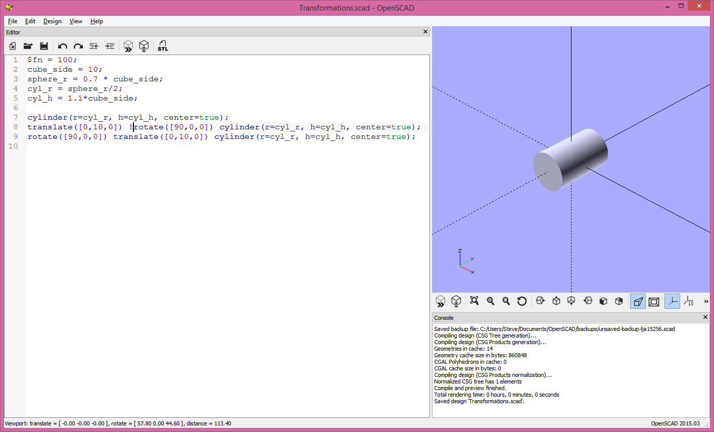 2015-07-01 23_31_50-Transformations.scad - OpenSCAD.png