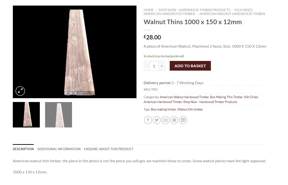 2021-03-30 15_09_33-Walnut Thins 1000 x 150 x 12mm _ Surrey Timbers ltd.png