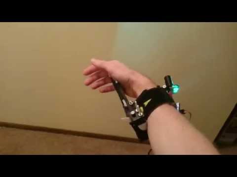 24 Hour Engineer Shows Wrist Mounted Actuator and Infrared Proximity Detector