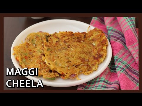 3 Min Veg Maggi Cheela Recipe | Innovative Masala Maggi Recipe | Breakfast Recipe by Healthy Kadai