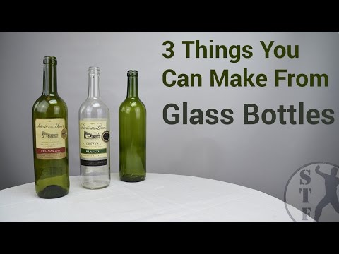 3 Things You Can Make From Glass Bottles