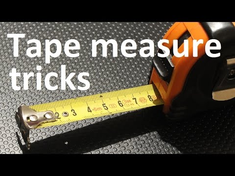 3 tape measure tricks