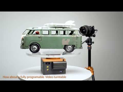 3D Printable Camera Pan head &amp; Digital turntable