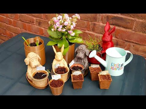 3D Printed Plant Pots - Dog the Gardener in a Little Garden