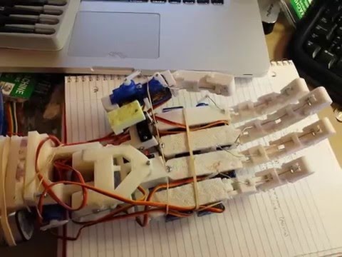 3D Printed Prosthetic Hand Motion Test