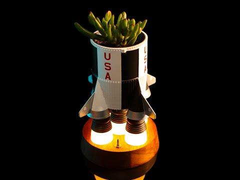 3D Printed Rocket Planter