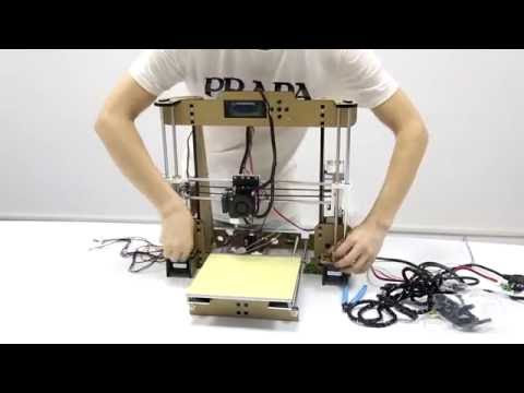 3D Printer Instruction--The Newest Anet A8 3D Printer Assembly Video 2