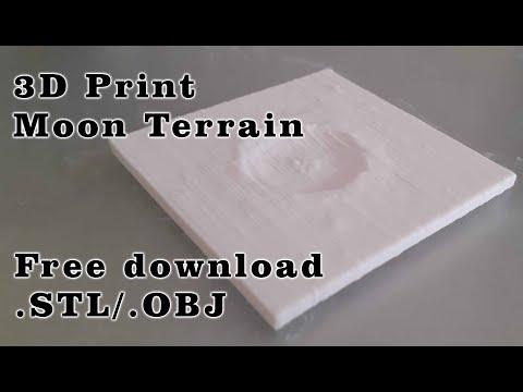 3D Printing Any Moon Terrain