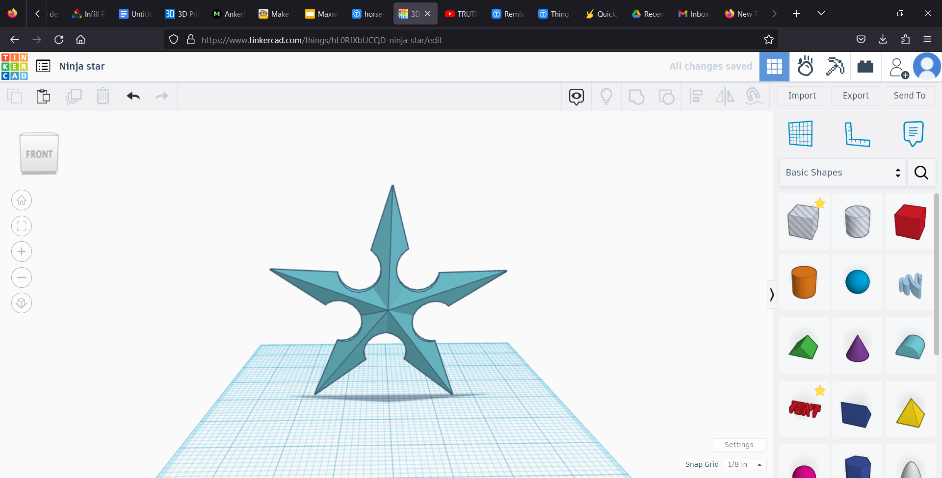 3D design Ninja star _ Tinkercad &mdash; Mozilla Firefox 9_27_2023 3_38_52 PM.png