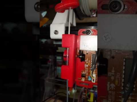 3D printer filament counter use hacked PS/2 mouse