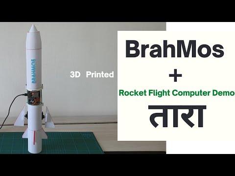 3d Printed BRAHMOS model working demo..