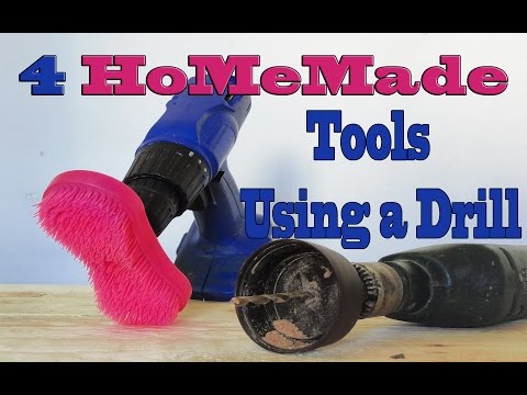 4 Homemade Tools - Using a Drill Life Hacks .