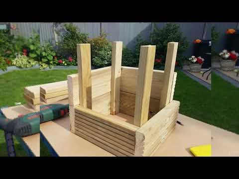 4 Make your own planter - Measuring the supports