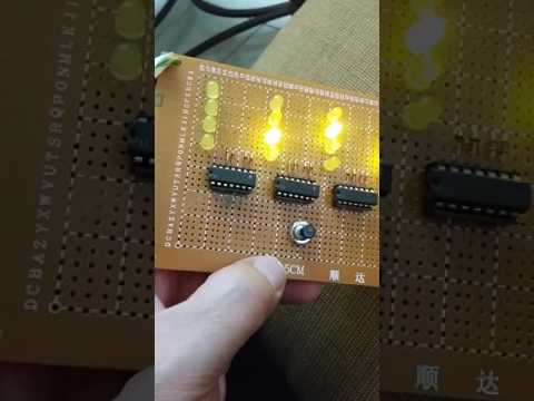 4-Digit Yellow Binary Counter