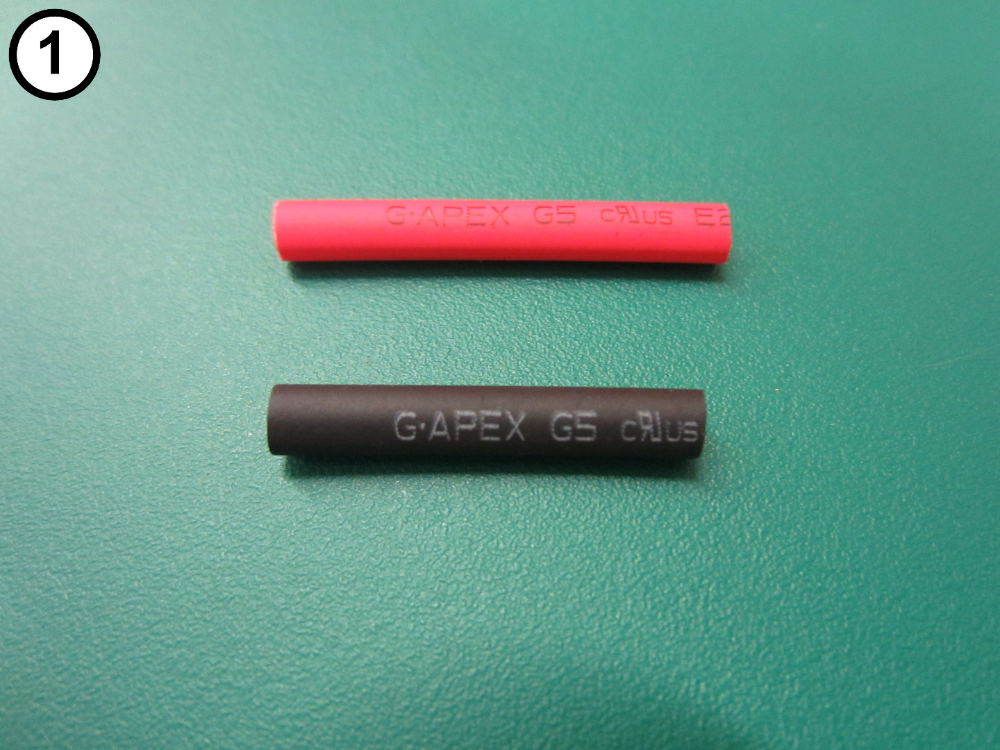 5 - 1 - Cut heat shrink tubing.JPG