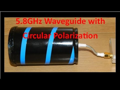 5 8GHz Waveguide with Circular Polarization