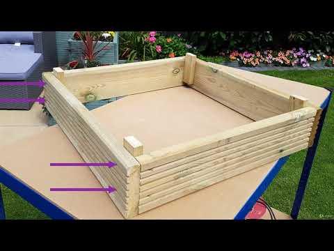 6 Make Your Own Stackable Vegetable Planter - Completing the other corners