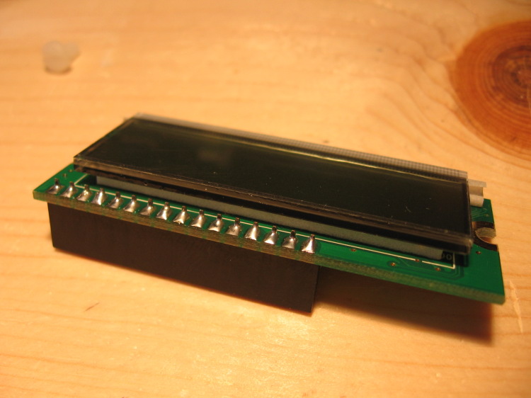 66 - LCD with socket soldered on.JPG