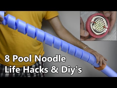 8 Pool Noodle Life Hacks &amp;amp; Diy's