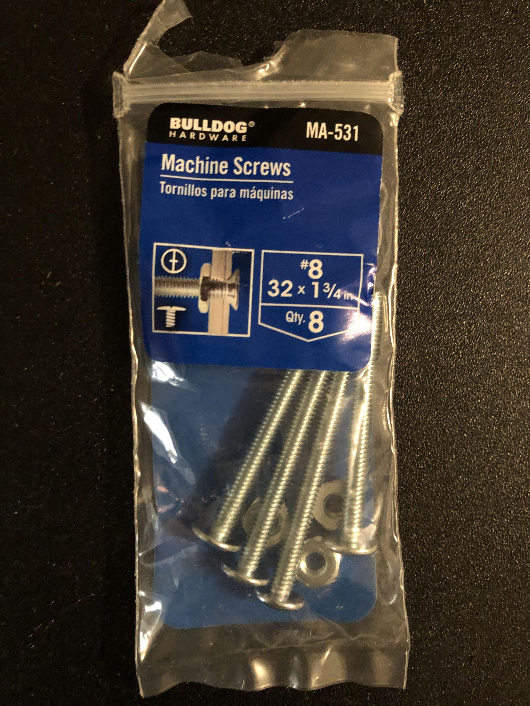 8 Screws with nuts.JPG