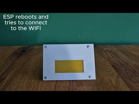A Smart, Ultra-Low Power Color eInk Table Reservation Sign!