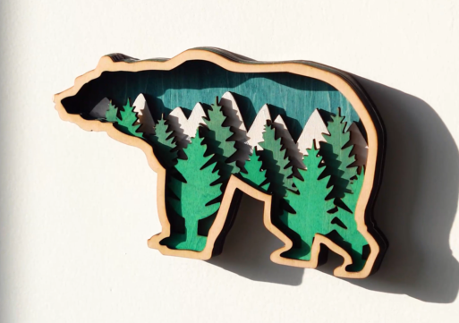 A well-laser cut chritsmas wall decor.png