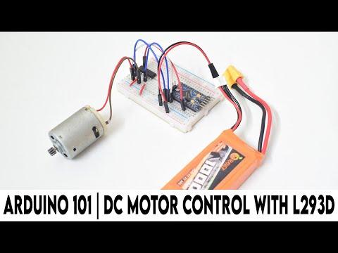 ARDUINO 101 | L293D Motor Driver IC and DC Motor