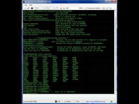 AVR Shell Command Interpreter