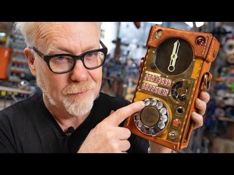 Adam Savage Examines This Steampunk GPS System!