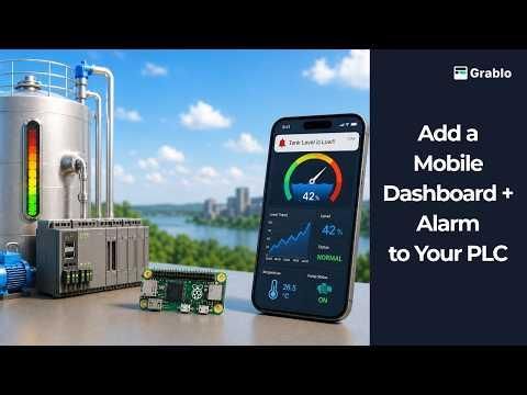 Add a Mobile Dashboard + Alarm to Your PLC in 10 Min