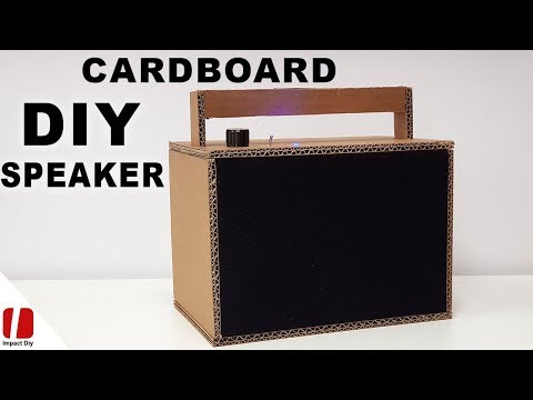 Amazing Sound Diy Cardboard Bluetooth Speaker