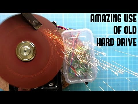 Amazing use of old hard drive