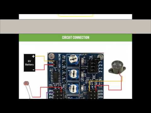 Analog to Digital and Comparator Module as Light Detector