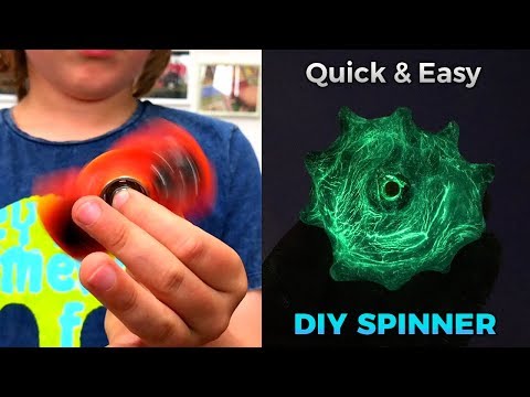 Any Shape Fidget Spinner at Home (Easy)  | Kids Invent Stuff