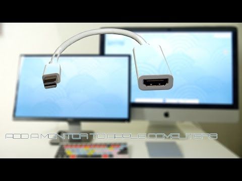 Apple iMac - How to add a 2nd and 3rd monitor - 4K Video