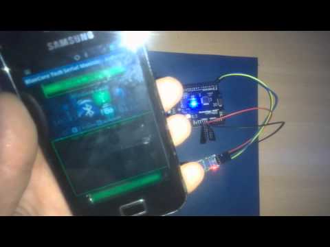 Arduino/Android BLUETOOTH Serial Monitor APP for arduino using the HC-06 and ANDROID